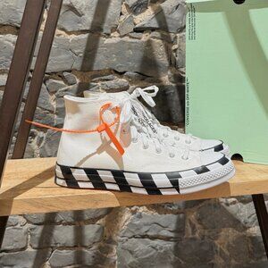 Off-White Converse Chuck Taylor All Star 70 White Sneakers